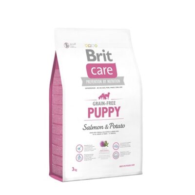 Thức ăn hạt cho chó con ăn dặm CH Séc - Brit Care Grain-Free Puppy Salmon & Potato